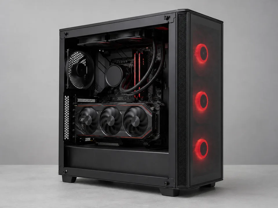 Illustration d'un PC gaming grand format